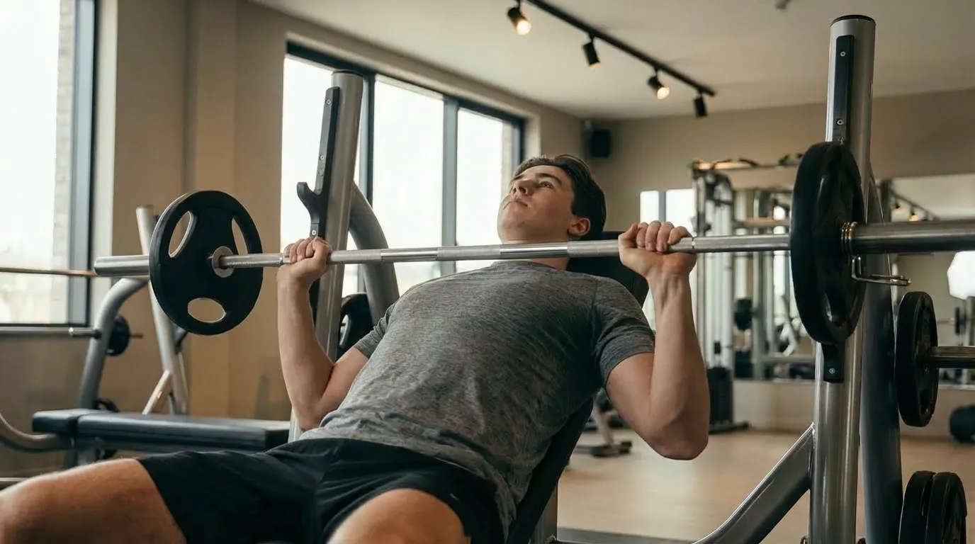 Chest Workout at the Gym